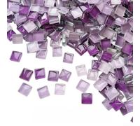 Carreaux de mosaïque en verre de 1 000 g, couleurs assorties pour enfants et adultes, kits de loisirs créatifs, autocollants miroir, boule discothèque, décoration de vase, sous-verre (H)