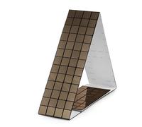 Carreaux de mosaïque Mini miroirs carrés auto-adhésifs artisanaux, carreaux de mosaïque autocollants for salle bains, bricolage, fabrication artisanale décoration maison(04-4x60cm 10x10mm)