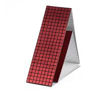 Carreaux de mosaïque Mini miroirs carrés auto-adhésifs en verre véritable, carreaux de mosaïque autocollants for salle bains, bricolage artisanal(Red,5x5mm)