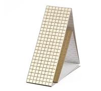 Carreaux de mosaïque Mini miroirs carrés auto-adhésifs en verre véritable, carreaux de mosaïque autocollants for salle bains, bricolage artisanal(Gold,10x10mm)