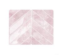 Carreaux épais à chevrons pour dosseret - 10 feuilles de texture époxy 3D | Fabriqué en polyuréthane durable et PET - 7,2 m² - Installation facile - Aucun outil supplémentaire nécessaire - Texture