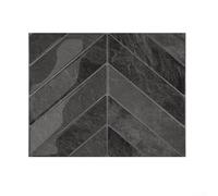 Carreaux muraux 3D classiques à chevrons - Décoration épaisse pour cuisine et salle de bain - Texture époxy haute brillance - Imperméable - Installation rapide - Pas de colle nécessaire (YJC0275)