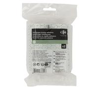CARREFOUR Recharges brosse adhésive 36 feuilles, lot de 2 unités, 72 feuilles au total, pour éliminer poils et peluches sur textiles - Lot de 3