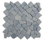 Pegane Carrelage de mosaïque marbre - Gris