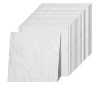 Carrelage de sol autocollant en vinyle 30,5 x 30,5 cm | Carreaux autocollants imperméables et amovibles, lot de 20 couvertures de 20 m². Carreaux de bricolage pour chambre