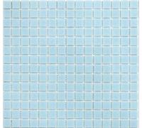 Carrelage mosaïque en verre bleu clair MOS200-A11-N