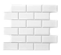 Carrelage Mosaïque - MOSANI - MOS26M-0101 - Céramique - Blanc - Rectangulaire