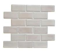 Carrelage Mosaïque - MOSANI - MOS26M-0202 - Céramique - Gris - Rectangulaire