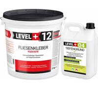 Carrelage prêt à l'emploi 20 kg + apprêt pénétrant 5 L + colle pour pierre naturelle Flexi HQ SET208
