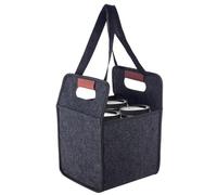 Carrier de boisson - fourre-tout du support de tasse réutilisable avec des poignées pour les voyages et à emporter | Tissu avec design pliable, sac de transport multiples pour la croisière de fête de