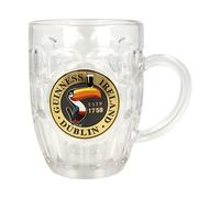 Carrolls Irish Gifts Chope en Verre Transparent Toucan Hobnail Tankard 473,6 g