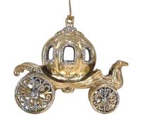 Carrosse citrouille dorée cintre de Noël