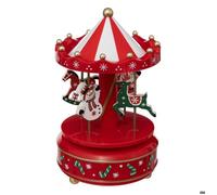Carrousel musical père noël et bonhomme de neige - Atmosphera Créateur d'intérieur
