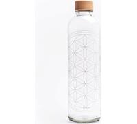 CARRY Bottle Bouteille en Verre FLOWER OF LIFE | 1 L - 1 pcs
