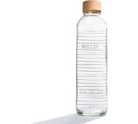 CARRY Bottle Bouteille en Verre WATER IS LIFE | 0,7 L - 1 pcs