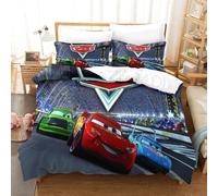 Cars Ensemble De Literie Imprim¿¿ En D Parure De Lit Housse De Couette Car,Sets De Housse Couette En Microfibre,Doux Et Confortable Single£¿Xcm£©