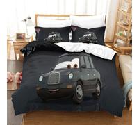 Cars Housse De Couette Cartoon D Motif Imprim¿¿ Parure De Lit En Microfibre Avec Fermeture ¿¿Clai Avec Taies D'oreiller King£¿Xcm£©