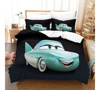 Cars Housse De Couette D Imprim¿¿ Flo - Parure De Lit Microfibreavec Fermeture ¿¿Clair Housse Couette Imprim¿¿ Avec Taies D'oreiller Double£¿Xcm£©