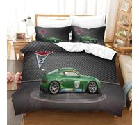 Cars Housse De Couette D Imprim¿¿ Nigelgearsley - Parure De Lit Microfibreavec Fermeture ¿¿Clair Housse Couette Imprim¿¿ Avec Taies D'oreiller King£¿Xcm£©