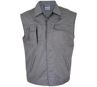 Carson Contrast CC700 | Gilet de travail Contrast pour homme / Lavable à 60 degrés - Couleur : Grey/Black - Taille : XXL