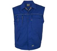 Carson Contrast CC700 | Gilet de travail Contrast pour homme / Lavable à 60 degrés - Couleur : Royal/Grey - Taille : XXL