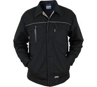 Carson Contrast CC710 | Veste de travail Contrast pour homme / Lavable à 60 degrés - Couleur : Black/Grey - Taille : 42