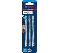 Carte 3 Lames Bois Dur 117 mm BOSCH Bi-Métal Précision T308BFP - 2608900547