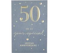 Carte Anniversaire - 50 ans En ce jour spécial Joyeux anniversaire !