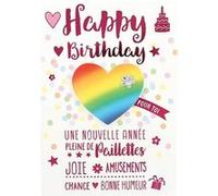 Carte Anniversaire - Happy Birthday pour toi Une nouvelle année