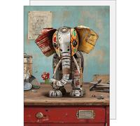 Carte cadeau double Kiub Bug Art S008 Multicolore 12x17x1 cm