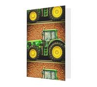 Carte cadeau imprimée sur le thème du tracteur, carte de vœux vierge pour toutes les occasions, pour anniversaires, remerciements, fêtes, mariages, Noël, carte de félicitations