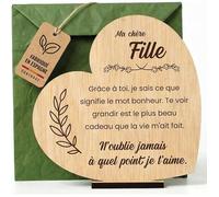 Carte Cadeau pour Fille en bois Cadeau original carte anniversaire remerciement pour une fille en Fille Français