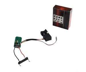 Carte contrôleur de perceuse électrique 16,8 V de rechange avec interrupteur de commande de moteur sans capteur pour outil électrique sans fil, accessoire de réparation de pièces en métal et plastique