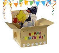 Carte d'Anniversaire 3D Drôle,Carte Pop-Up Anniversaire Humoristique | Message Créatif Pour Fête - Enfant Fille Garçon Fils Fille Épouse Ami Père Femme Mari