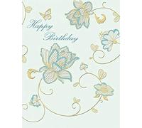 Carte d'anniversaire contemporaine - 20,3 x 15,2 cm - Piccadilly Greetings