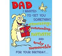 Carte d'anniversaire humoristique pour papa - 20,3 x 15,2 cm - Piccadilly Greetings