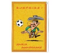 Carte d'anniversaire joe le dalton - lucky luke (ref:61) G