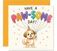 Carte d'anniversaire ludique, Have a Paw-some Day