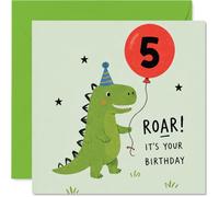 Carte d'anniversaire ludique pour 5ème anniversaire