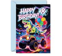 Carte d'anniversaire ludique pour 8e anniversaire, Unleash Party Chaos
