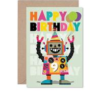 Carte d'anniversaire ludique pour 9e anniversaire