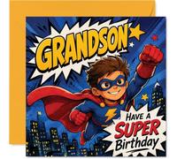 Carte d'anniversaire ludique pour petit-fils, Up, Up and Away