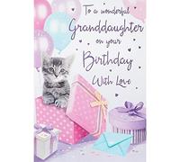Carte d'anniversaire petite-fille 9 x 6 pouces - Regal Publishing