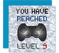 Carte d'anniversaire pour 9e anniversaire joueur, You Have Reached Level 9