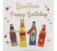 Carte d'anniversaire pour homme Brother - 138 mm carrés - ZIZI Cards