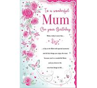 Carte d'anniversaire pour maman - 12 x 20 cm - Regal Publishing