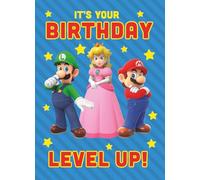 Carte d'anniversaire Super Mario, carte de vœux Nintendo Super Mario