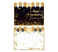 Carte d'anniversaire surdimensionnée, attrayante, 37 x 28,5 x 0,3 cm, grande carte de vœux, livre d'or d'anniversaire, facile à utiliser, pour garder des souvenirs, célébration, réunion de
