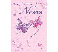 Carte d'anniversaire traditionnelle Nana - 17,8 x 12,7 cm - Piccadilly Greetings