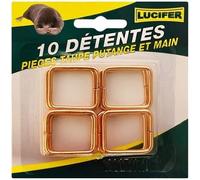 Carte de 10 tentes de rechange pour piège à taupe putange et à main - LUCIFER